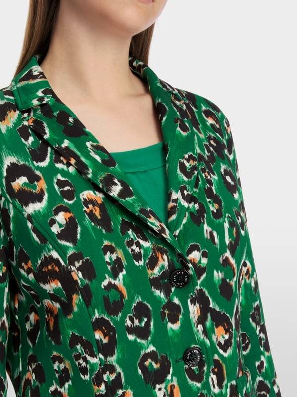 Marc Cain Blazer Im Greo-Print Auf Scuba-Jersey