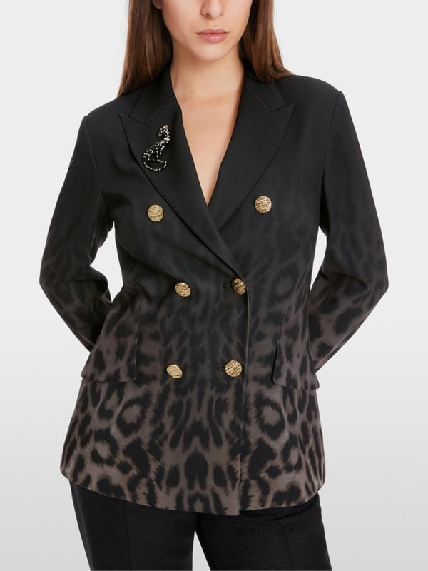 Marc Cain Blazer Im Leo-Dessin