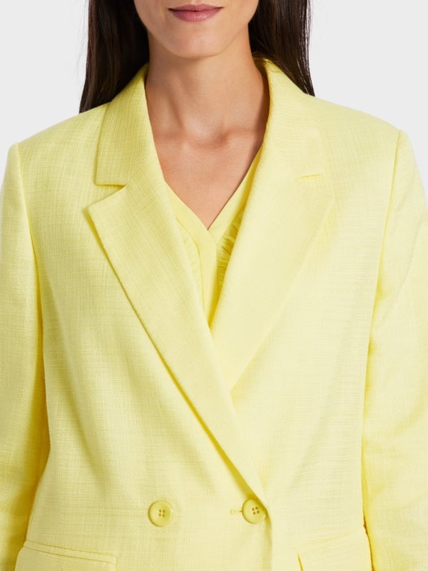 Marc Cain Blazer In Leinen-Optik