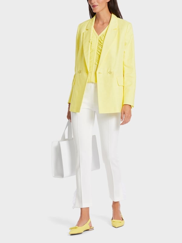 Marc Cain Blazer in Leinen-Optik