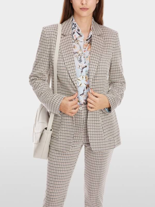Marc Cain Blazer Mit Karo