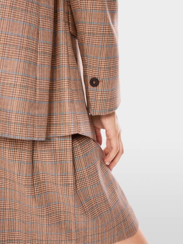 Marc Cain Blazer Mit Mini-Pepita-Muster