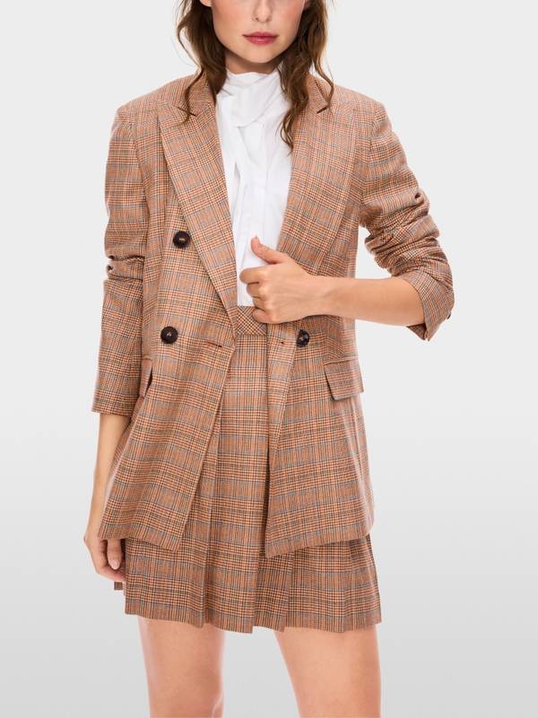 Marc Cain Blazer Mit Mini-Pepita-Muster