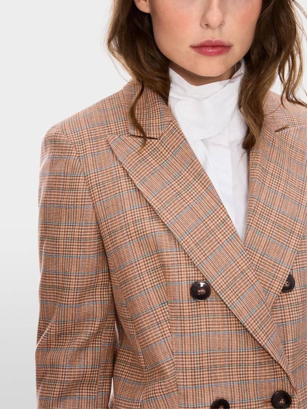 Marc Cain Blazer Mit Mini-Pepita-Muster