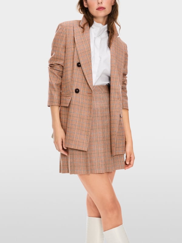 Marc Cain Blazer Mit Mini-Pepita-Muster