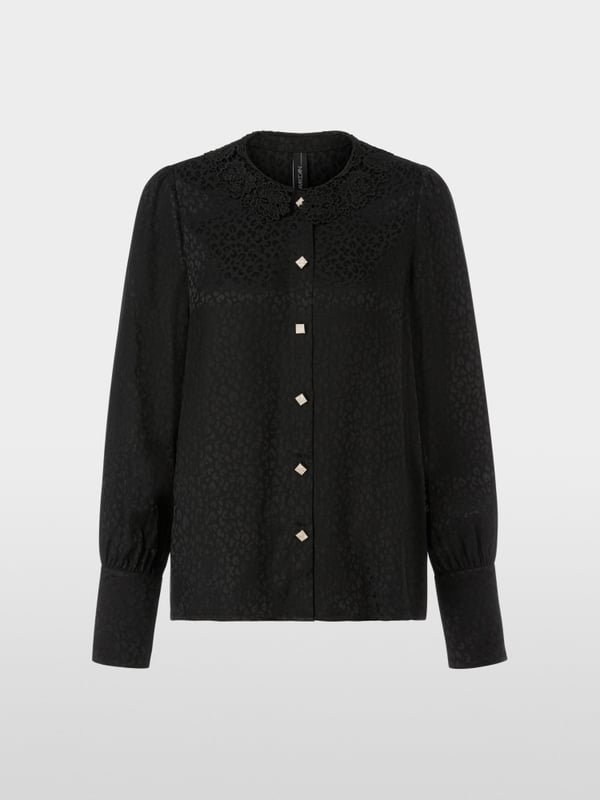 Marc Cain Bluse Im Leo-Jacquard