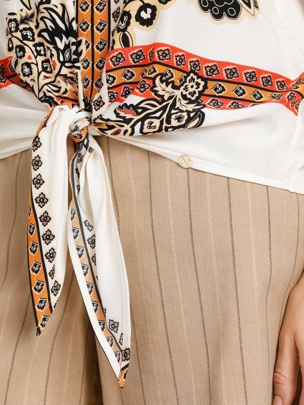 Marc Cain Bluse In Materialmix