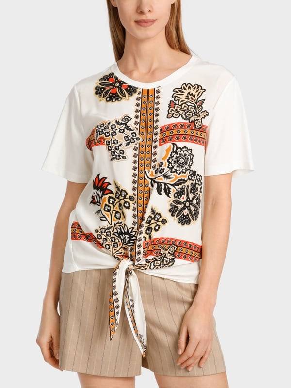 Marc Cain Bluse In Materialmix