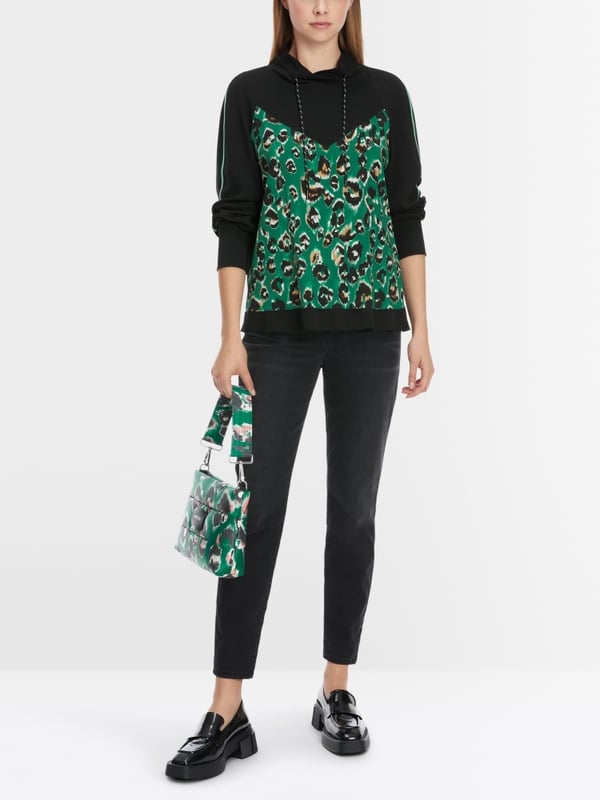 Marc Cain Bluse mit Greo-Print