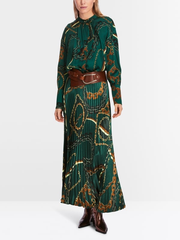 Marc Cain Bluse mit Ketten-Print