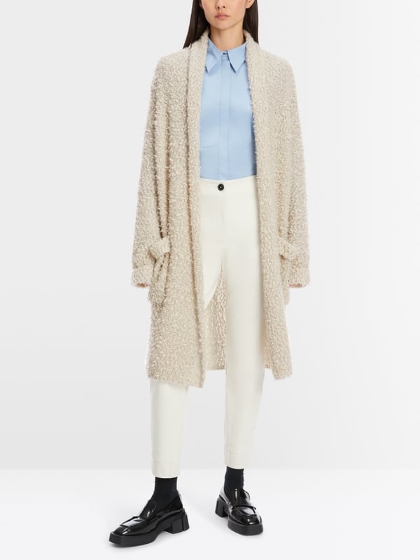 Marc Cain Cardigan in Bouclé Knitted in Germany