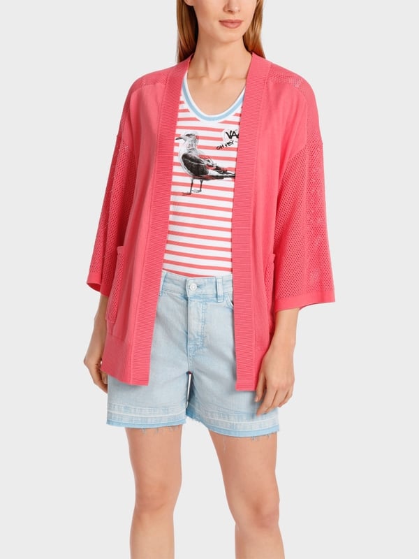 Marc Cain Cardigan Mit Lochinsert