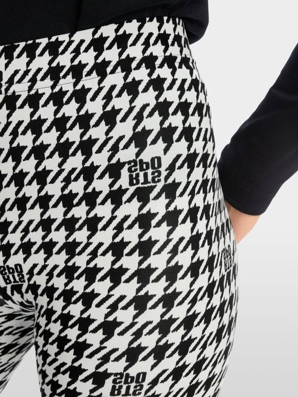 Marc Cain Chickcheck-Leggings Aus Techno-Stretch