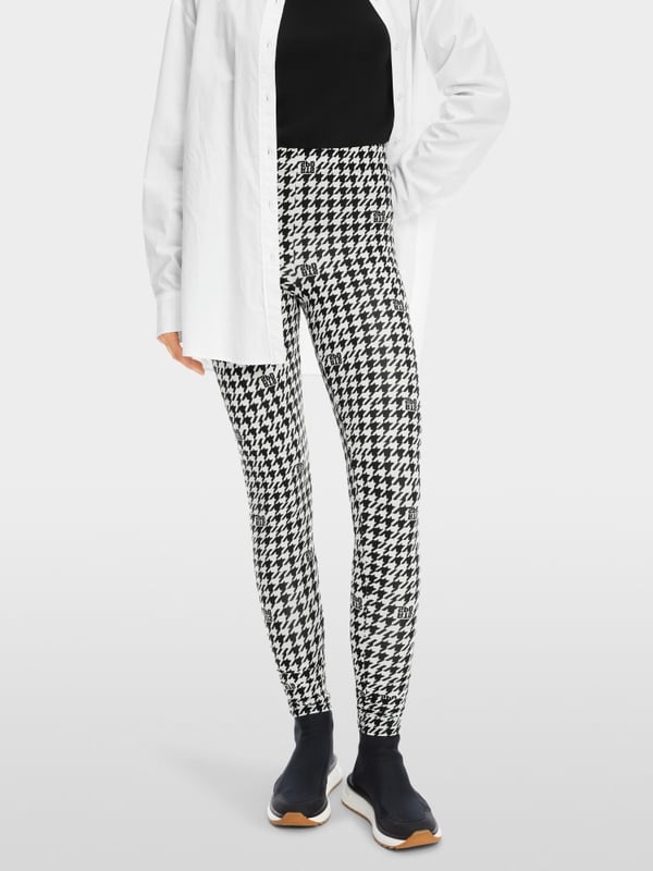 Marc Cain Chickcheck-Leggings Aus Techno-Stretch