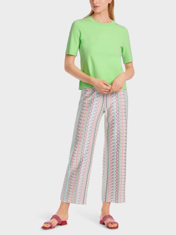 Marc Cain Crew-Neck-Pulli "Rethink Together"