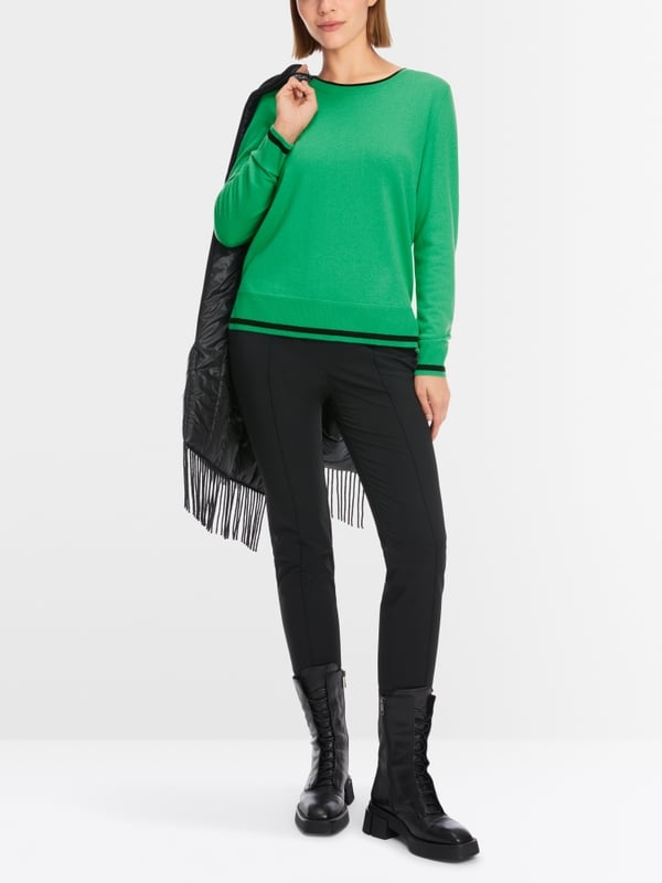 Marc Cain Crew-Neck-Pullover "Rethink Together"