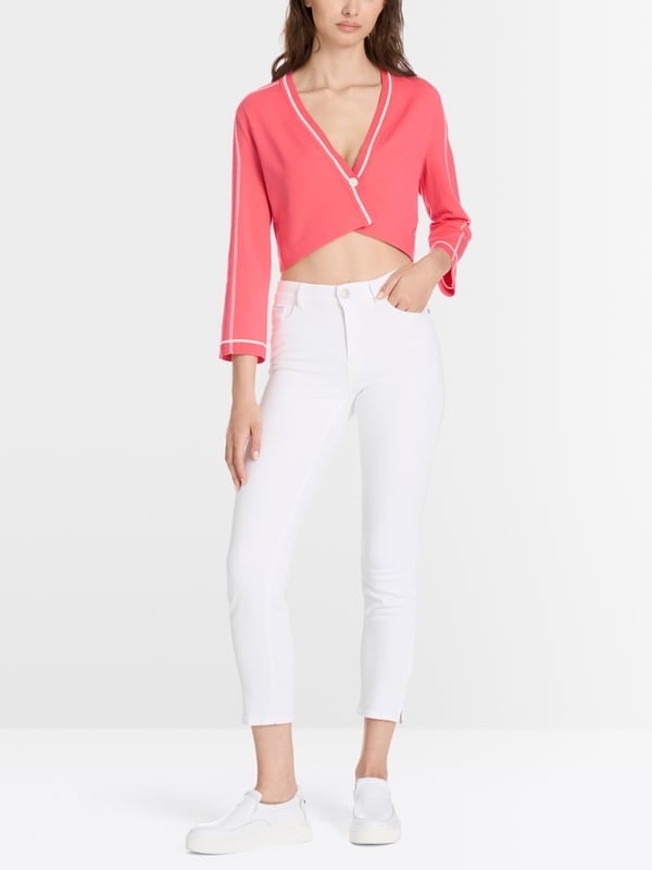 Marc Cain Cropped "Rethink Together"-Cardigan