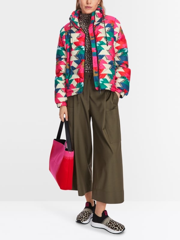 Marc Cain Daunenjacke mit Print "Rethink Together"