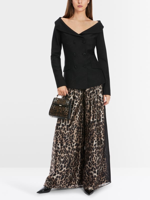 Marc Cain Dezent schimmernder Off-Shoulder-Blazer