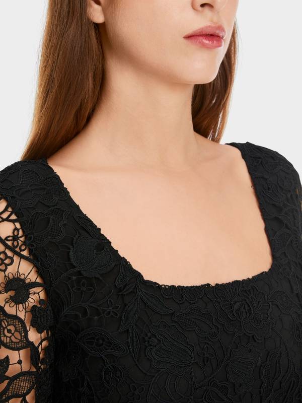 Marc Cain Edles Kleid Aus Guipure-Spitze