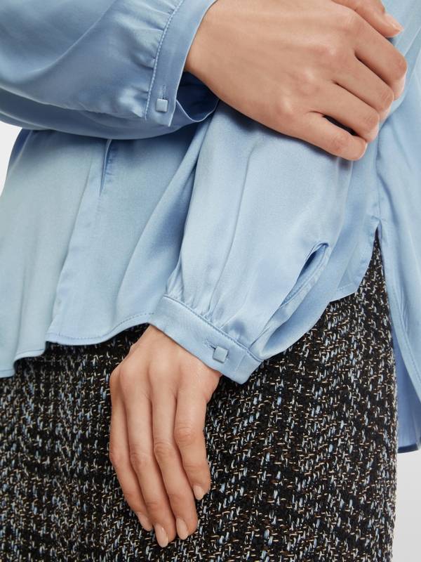 Marc Cain Elegante Bluse Mit Volant