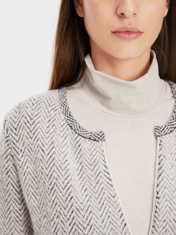 Marc Cain Eleganter Cardigan Knitted In Germany