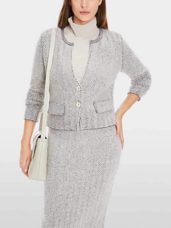 Marc Cain Eleganter Cardigan Knitted In Germany