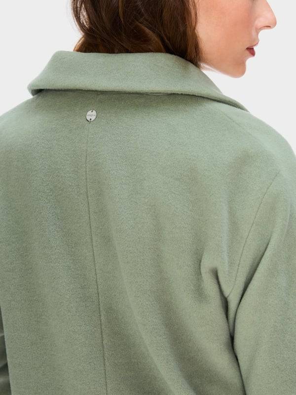 Marc Cain Flauschiger Mantel Mit Kimono-Ärmel