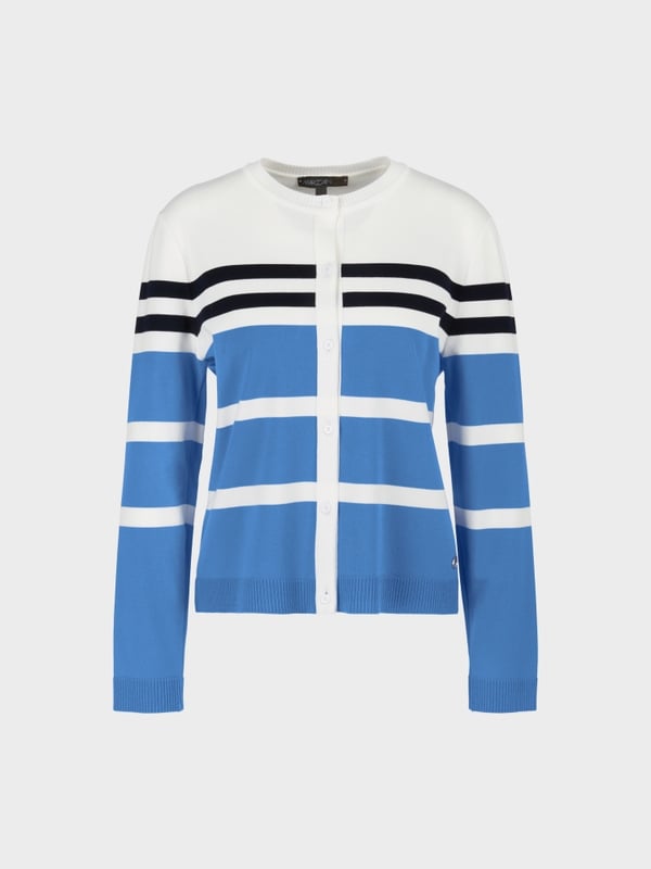 Marc Cain Gestreifter "Rethink Together" Cardigan