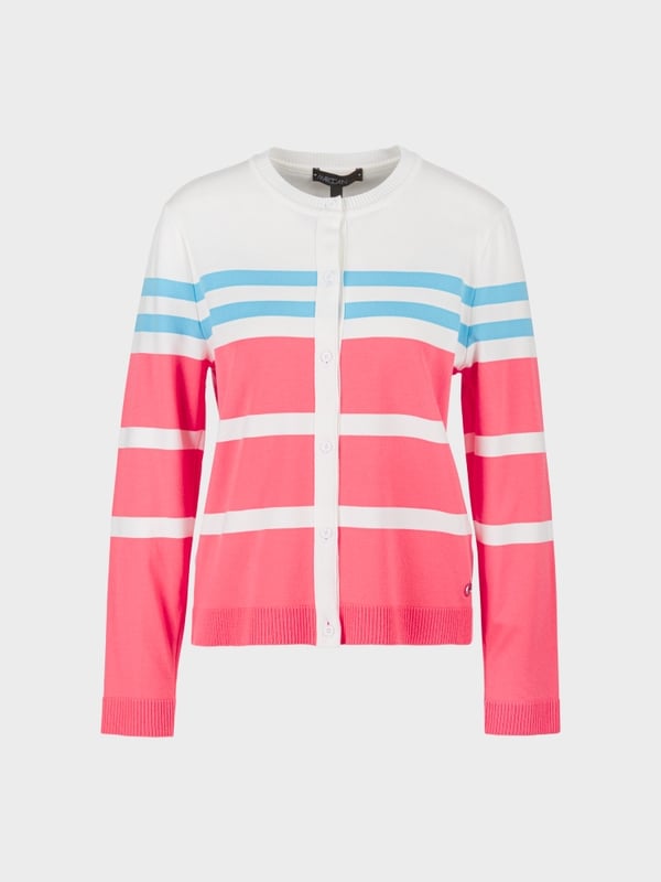 Marc Cain Gestreifter "Rethink Together" Cardigan