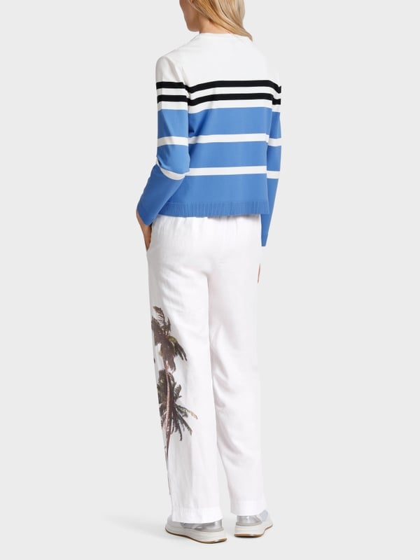 Marc Cain Gestreifter "Rethink Together" Cardigan