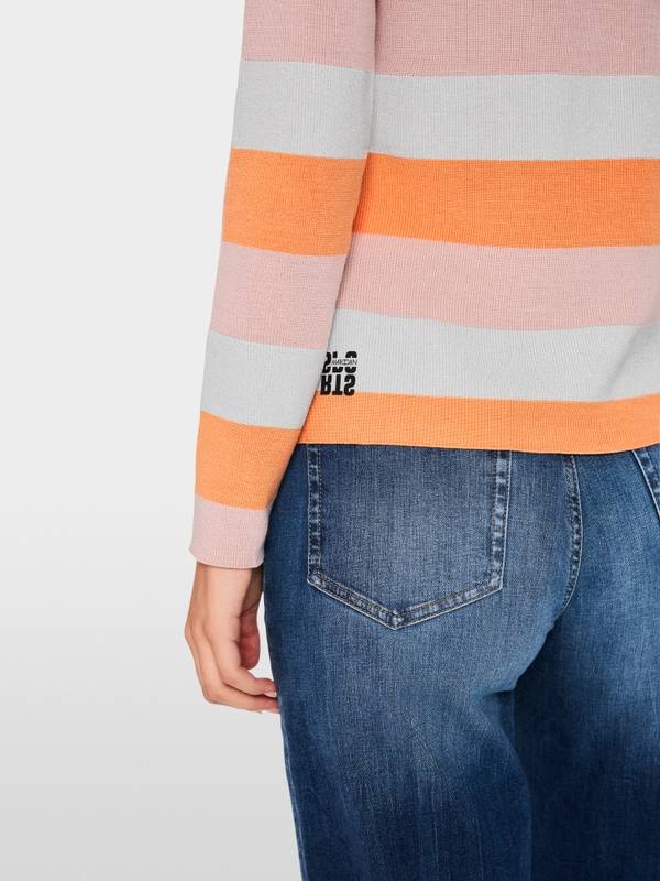 Marc Cain Gestreifter Sweater Knitted In Germany