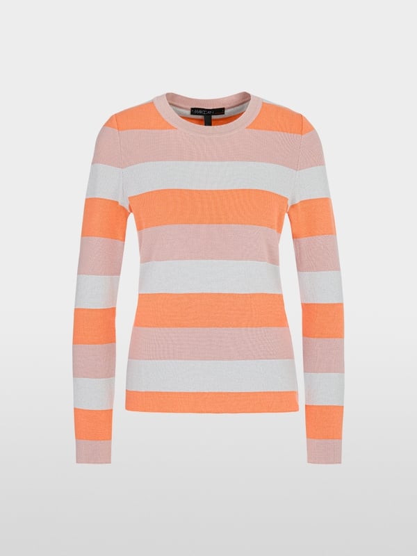 Marc Cain Gestreifter Sweater Knitted In Germany