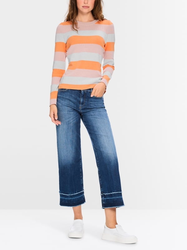 Marc Cain Gestreifter Sweater Knitted in Germany