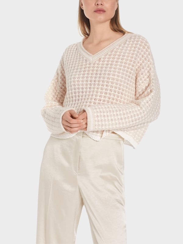 Marc Cain Gestrickter Pulli "Rethink Together"