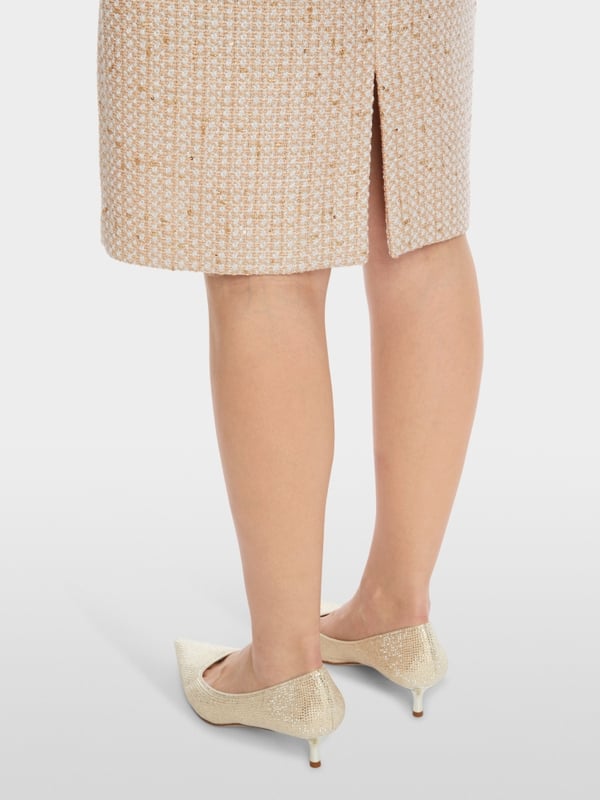 Marc Cain Glitzerndes Kleid Mit Stickerei