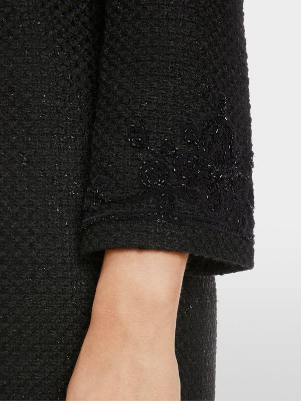 Marc Cain Glitzerndes Kleid Mit Stickerei