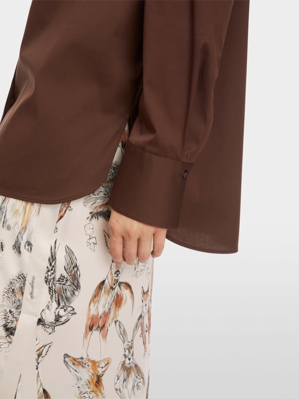 Marc Cain Hemdbluse Im Baumwollstretch