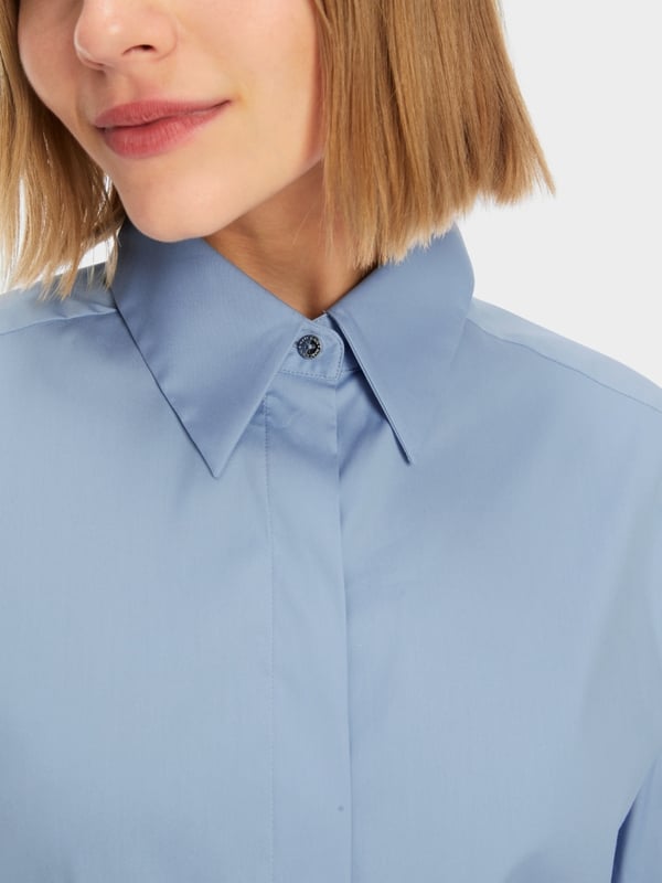 Marc Cain Hemdbluse Im Baumwollstretch