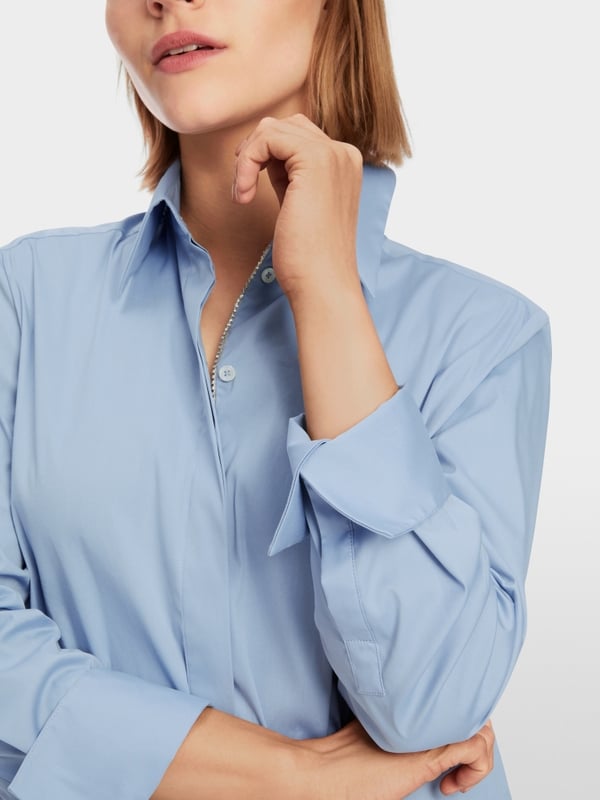 Marc Cain Hemdbluse Im Baumwollstretch