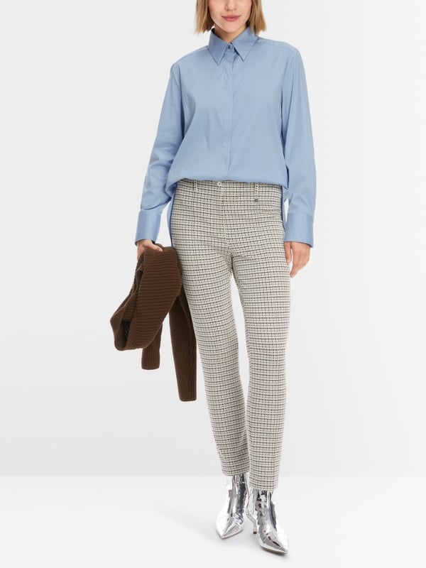 Marc Cain Hemdbluse Im Baumwollstretch