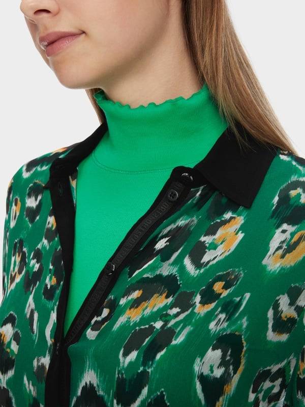 Marc Cain Hemdbluse Mit Greo-Print