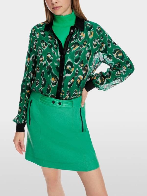 Marc Cain Hemdbluse Mit Greo-Print