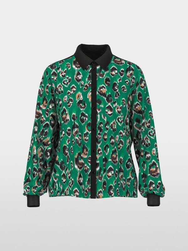 Marc Cain Hemdbluse Mit Greo-Print