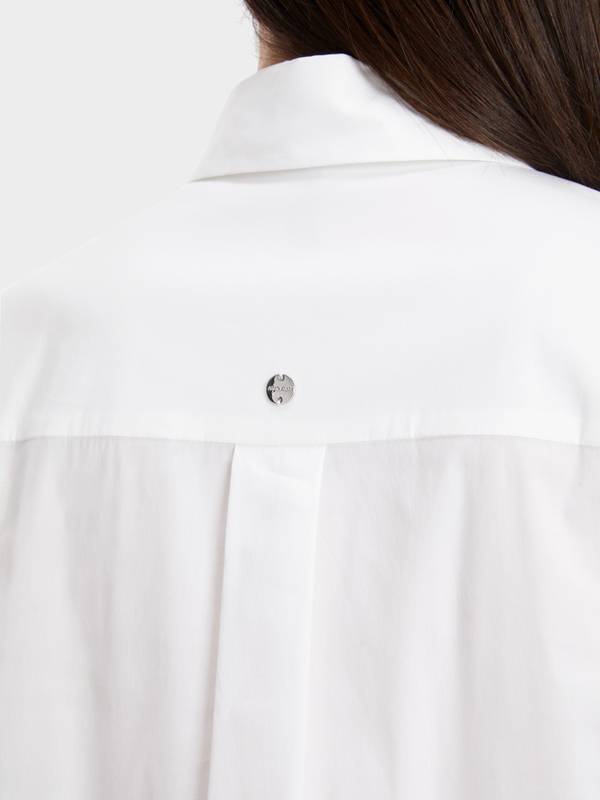 Marc Cain Hemdbluse Mit Plastron-Effekt