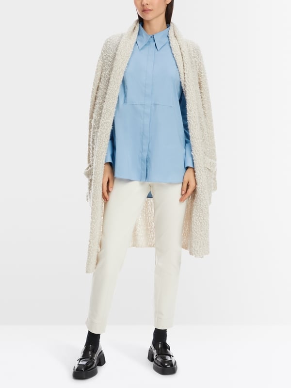 Marc Cain Hemdbluse Mit Plastron-Effekt