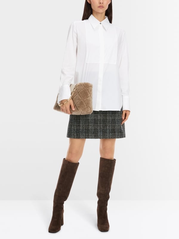 Marc Cain Hemdbluse mit Plastron-Effekt