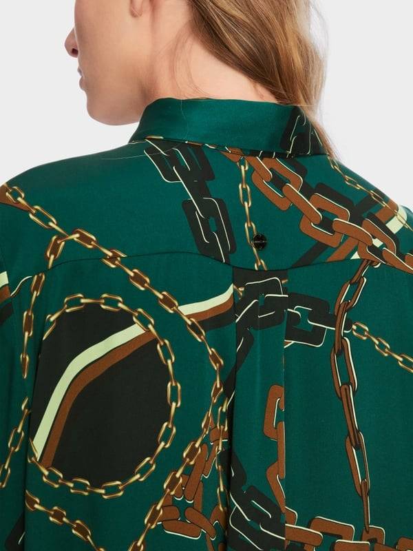 Marc Cain Hemdblusenkleid Aus Seid