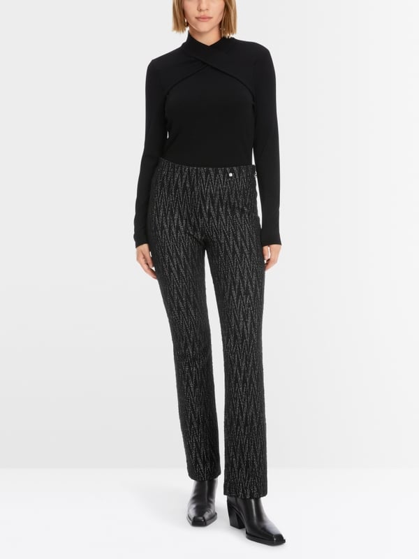 Marc Cain Hose mit Bootcut - Modell WASHINGTON