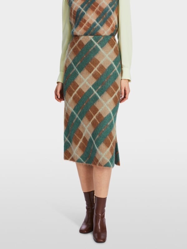 Marc Cain In Deutschland Gestrickter Karo-Rock